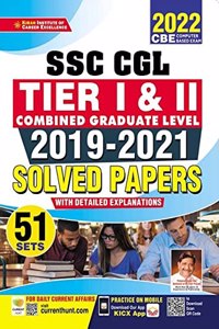 Kiran SSC CGL Tier 1 and Tier 2 2019 to 2021 Solved Papers (English Medium)(3517)