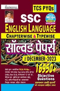 Ssc TCS Pyqs English Language Chapterwise & Typewise Solved Papers