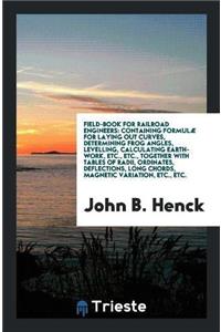 Field-Book for Railroad Engineers