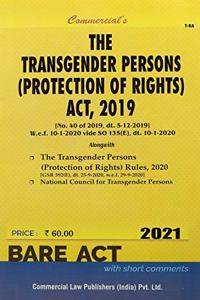 Commercial's The Transgender Persons (Protection Of Rights) Act, 2019 - 2021/Edition