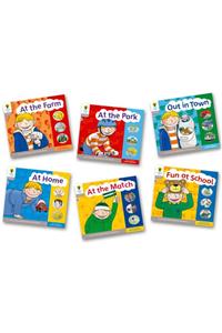 Oxford Reading Tree: Level 1: Floppy's Phonics: Sounds Books: Pack of 6