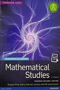 Pearson Baccalaureate Mathematical Studies 2nd edition print and ebook bundle for the IB Diploma