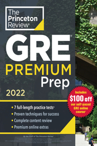 Princeton Review GRE Premium Prep, 2022