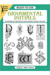 Ready-To-Use Ornamental Initials