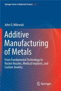 Additive Manufacturing of Metals