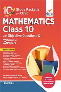 10 in One Study Package for CBSE Mathematics Class 10 with Objective Questions & 3 Sample Papers 4th Edition