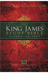 KJV Study Bible, Large Print, Hardcover, Red Letter