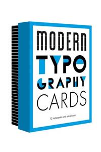 Modern Typography Notecards