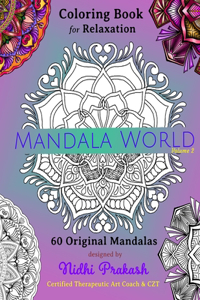 Mandala Activity Book!! 60 Magnificent Original Mandalas Digitally hand drawn by a Certified Therapeutic Art Coach & Certified Zentangle Teacher! Mandala Outlines with their complete Mandalas too!!