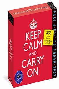 Keep Calm and Carry on Page-A-Day Calendar 2022