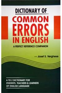 Dictionary Of Common Errors In English