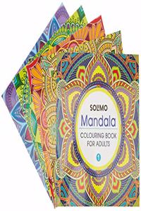 Amazon Brand - Solimo All in One Mandala Colouring Books Set (Ultimate collection)