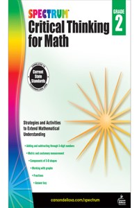 Spectrum Critical Thinking for Math, Grade 2