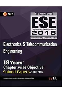 UPSC ESE 2018 Electronics & Telecommunication Engineering - Chapter-wise Solved Papers