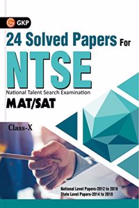 NTSE 24 Solved Papers (SAT/MAT)