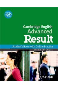 Cambridge English Advanced Result Student Book and Online Practice Test