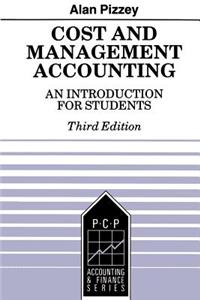 Cost and Management Accounting