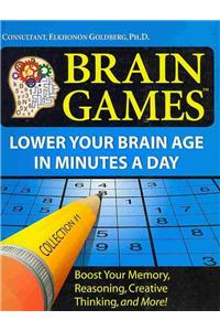 Brain Games #1: Lower Your Brain Age in Minutes a Day (Variety Puzzles)