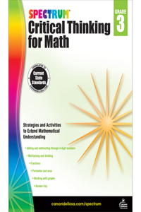 Spectrum Critical Thinking for Math, Grade 3