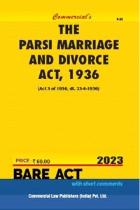 The Parsi Marriage and Divorce Act, 1936 [Paperback] Commercial's