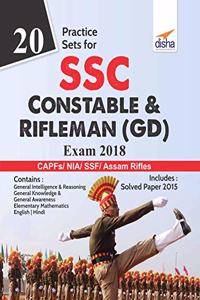 20 Practice Sets for SSC Constable & Rifleman (GD) Exam 2018