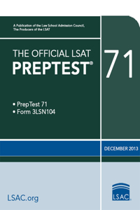 Official LSAT Preptest 71