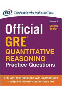 Official GRE Quantitative Reasoning Practice Questions, Second Edition, Volume 1