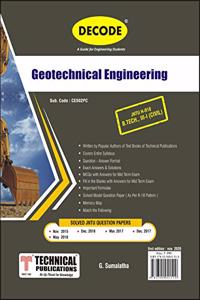 Decode Geotechnical Engineering for JNTU-H 18 Course (III - I - CIVIL - CE502PC)