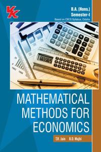 Mathematical Methods For Economics B.A. (Hons.) Semester-I Odisha University (2020-21) Examination