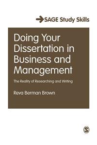 Doing Your Dissertation in Business and Management