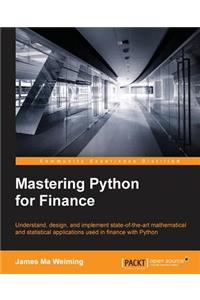 Mastering Python for Finance