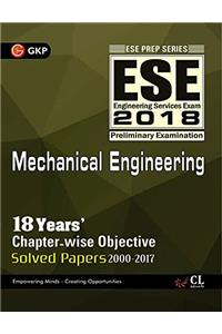 UPSC ESE 2018 Mechanical Engineering - Chapter Wise Solved Papers