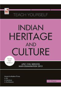 Indian Heritage and Culture : UPSC Civil Services Main Examination 2013