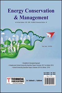Energy Conservation and Management for GTU 18 Course (VI- Mech./Prof. Elec.-I - 3161919/VIII- MECH. -2181916)