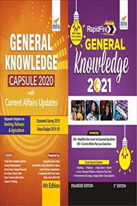 General Knowledge Capsule 2020 with Rapid General Knowledge 2021 Combo for UPSC/ State PCS/ SSC/ Banking/ BBA/ MBA/ Railways/ Defence/ Insurance