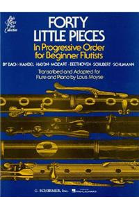 Forty (40) Little Pieces: For Flute & Piano