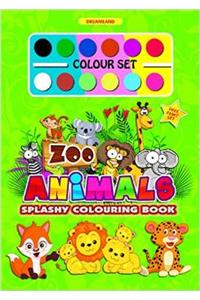 Animal Splashy Colouring Book