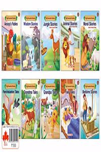 Moral Stories (Illustrated) (Set of 10 Story Books for Kids)