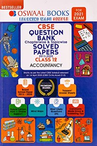 Oswaal CBSE Question Bank Class 12 Accountancy Book Chapterwise & Topicwise Includes Objective Types & MCQ's (For 2021 Exam) [Old Edition]