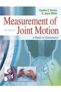 MEASUREMENT OF JOINT MOTION:A GUIDE TO GONIOMETRY,4/E,2011