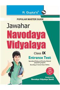 Jawahar Navodaya Vidyalaya Entrance Exam Guide for (9th) Class IX