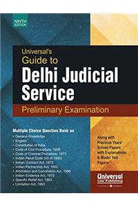 Universal's Guide to Delhi Judicial Service Preliminary Examination