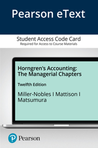 Horngren's Accounting