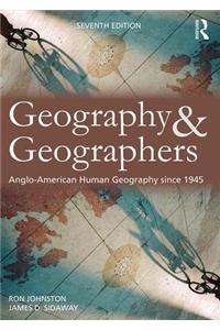 Geography and Geographers Anglo-American human geography since 1945