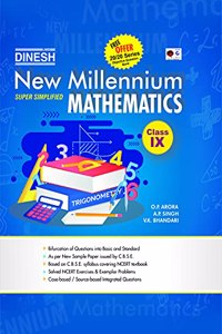 DINESH New Millennium Super Simplified MATHEMATICS Class 9 (2021-2022) (with free booklet)