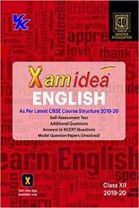Xam Idea English for CBSE Class 12- 2020 Exam