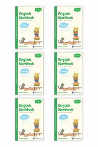 Key2practice English Grammar Activity Workbooks Package For Class 2 (Nouns, Pronouns, Articles, Adjectives, Preposition, Verbs) Combo of 6 Workbooks