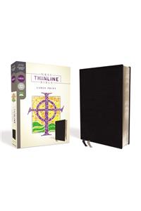 NRSV, Thinline Bible, Large Print, Bonded Leather, Black, Comfort Print