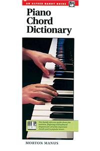 PIANO CHORD DICTIONARY HANDY GUIDE