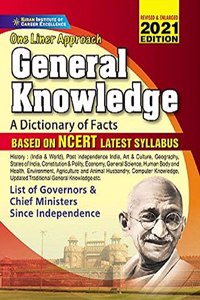 One Liner GK - General Knowledge A Dictionary of Facts Based on NCERT Latest Syllabus (English Medium)(3430)